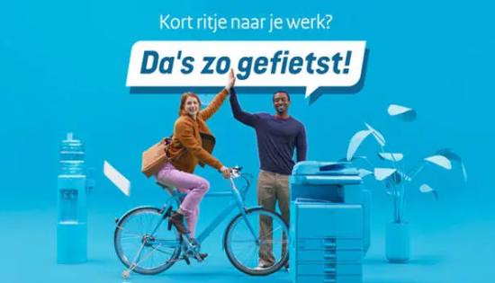 Start van nieuwe campagne: “Kort ritje? Da’s zo gefietst”