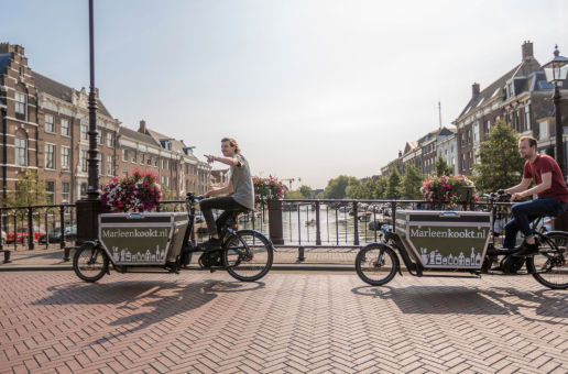 Bicycle Courier MarleenKookt Amsterdam